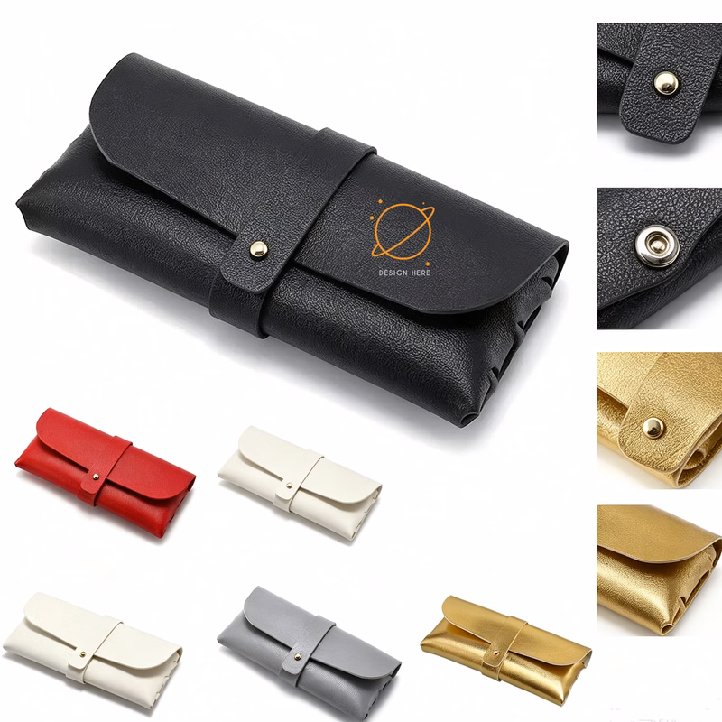 Roll?Up Leather Pen Pouch