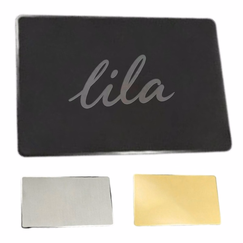 Stainless Steel Mirror Business Card