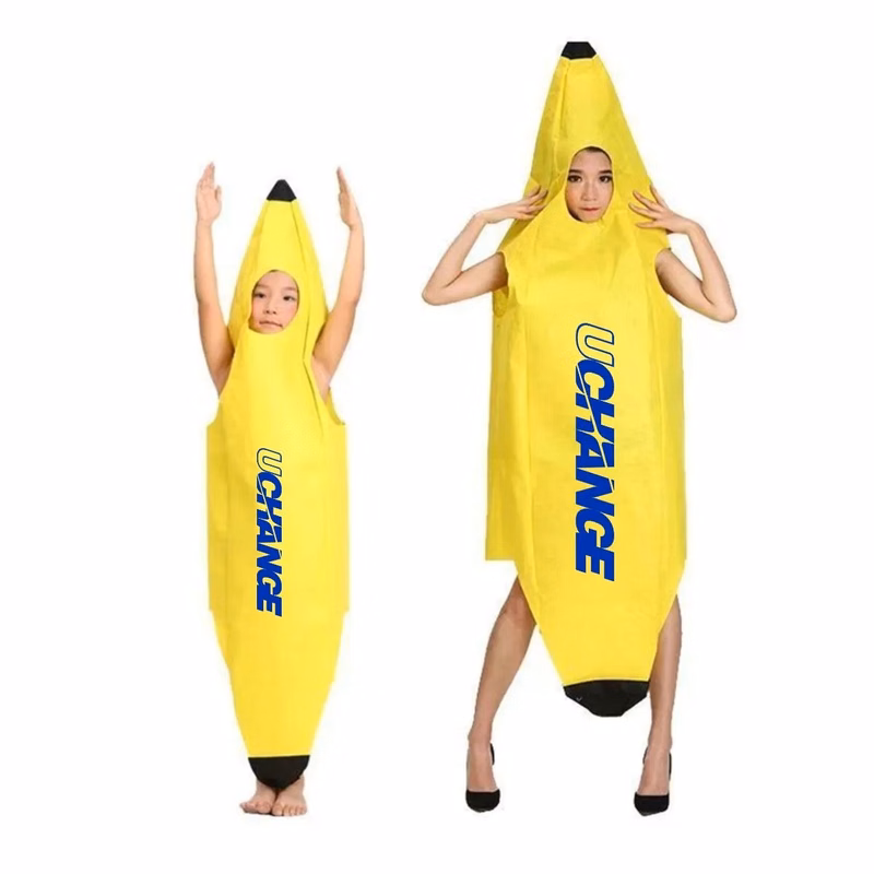 Adult Banana Costume Foam Tunic For Parties