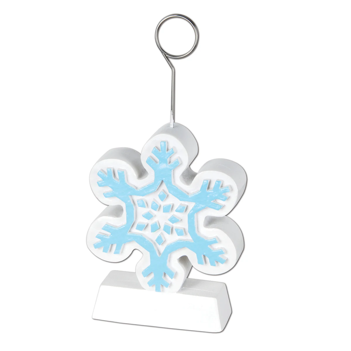 Snowflake Photo/ Balloon Holder 1
