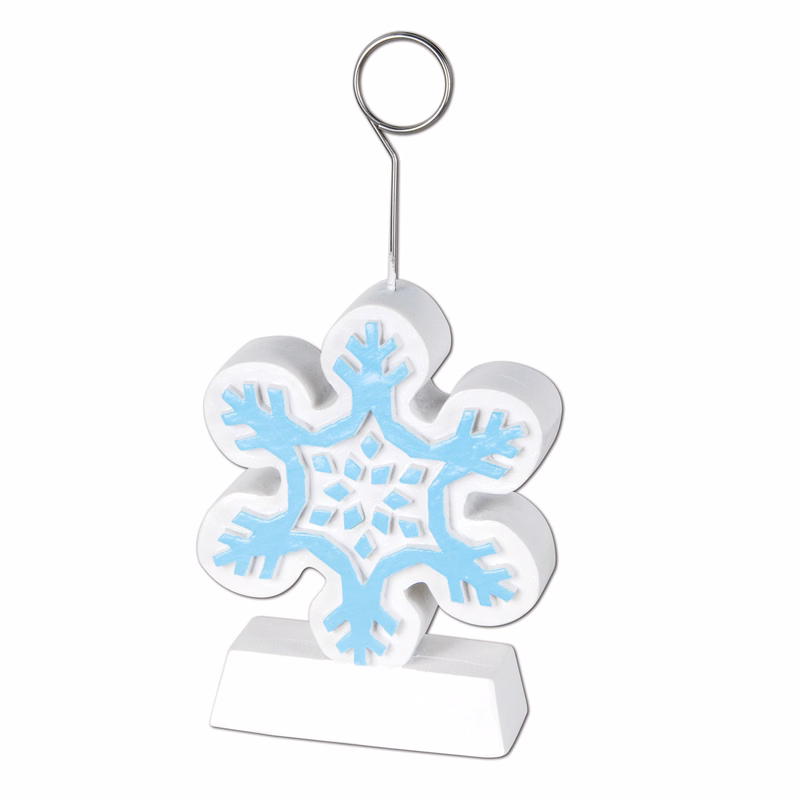 Snowflake Photo/ Balloon Holder