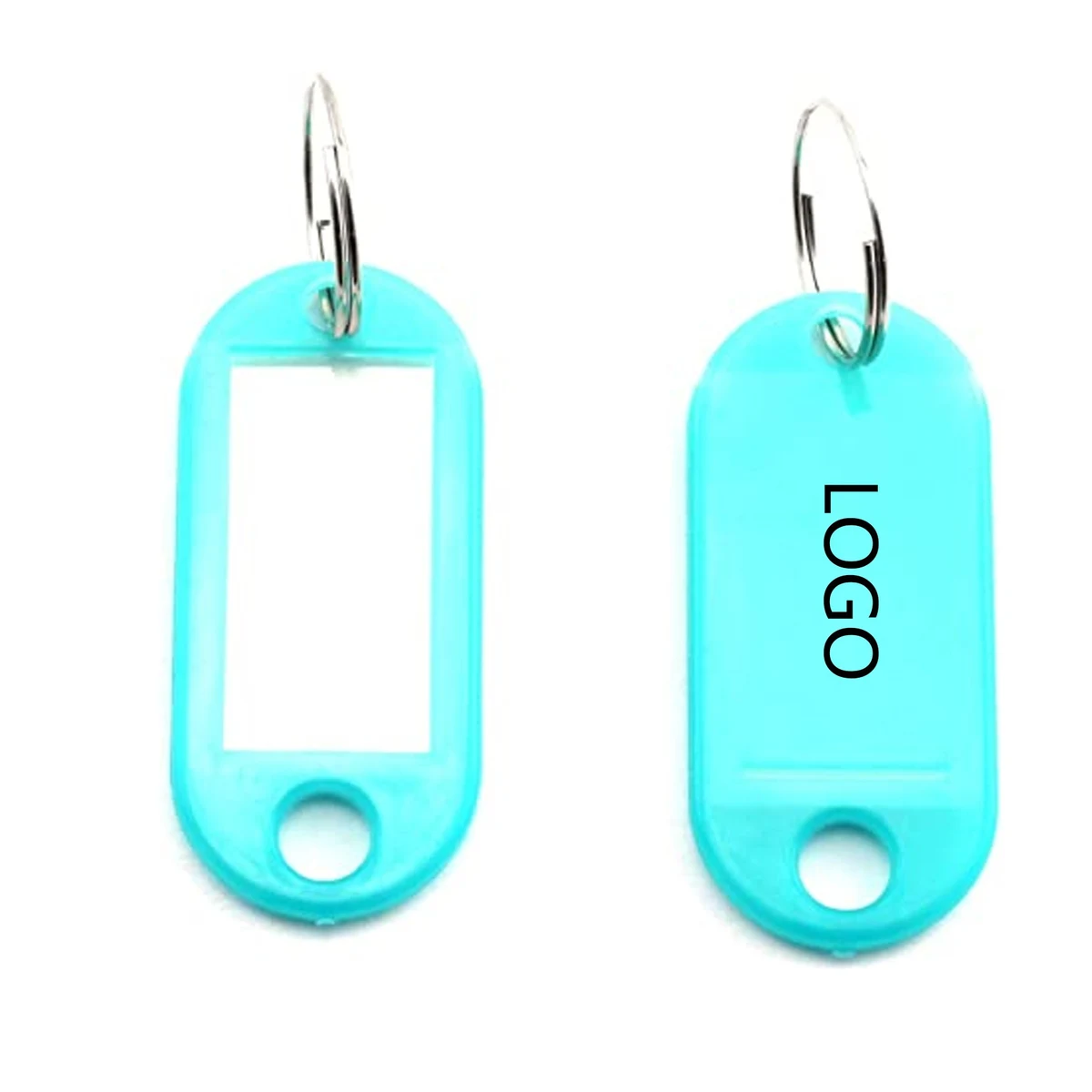 Label Card ID Tag With Key Ring 1