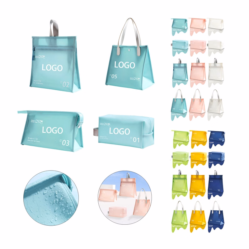 4pcs Colorful PVC Waterproof Bag