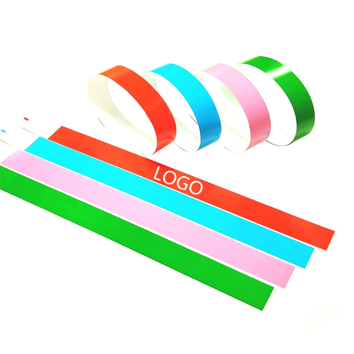 Colorful Tyvek Wristband Bracelets 1