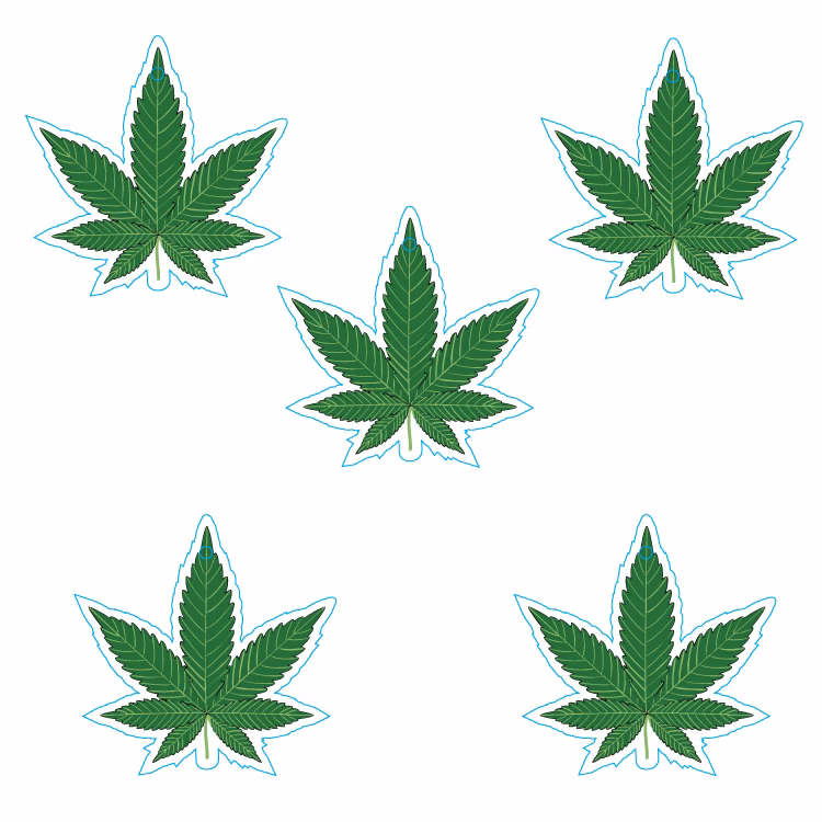 Pot Leaf Shape Custom Air Fresheners - Top 10 Scents