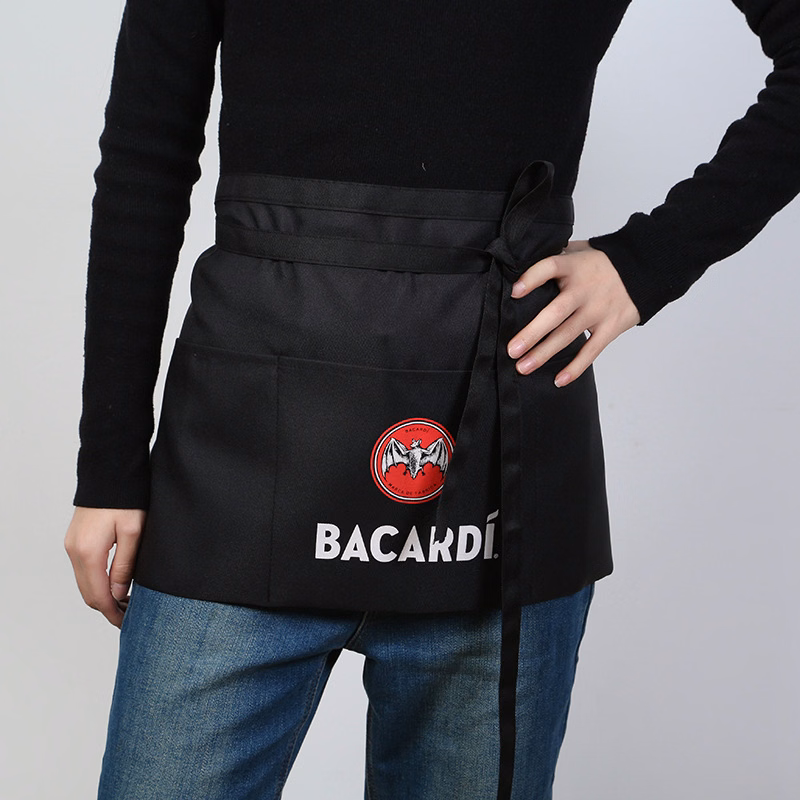 Restaurant Aprons w/ Custom Logo Full Length and 3 Pockets