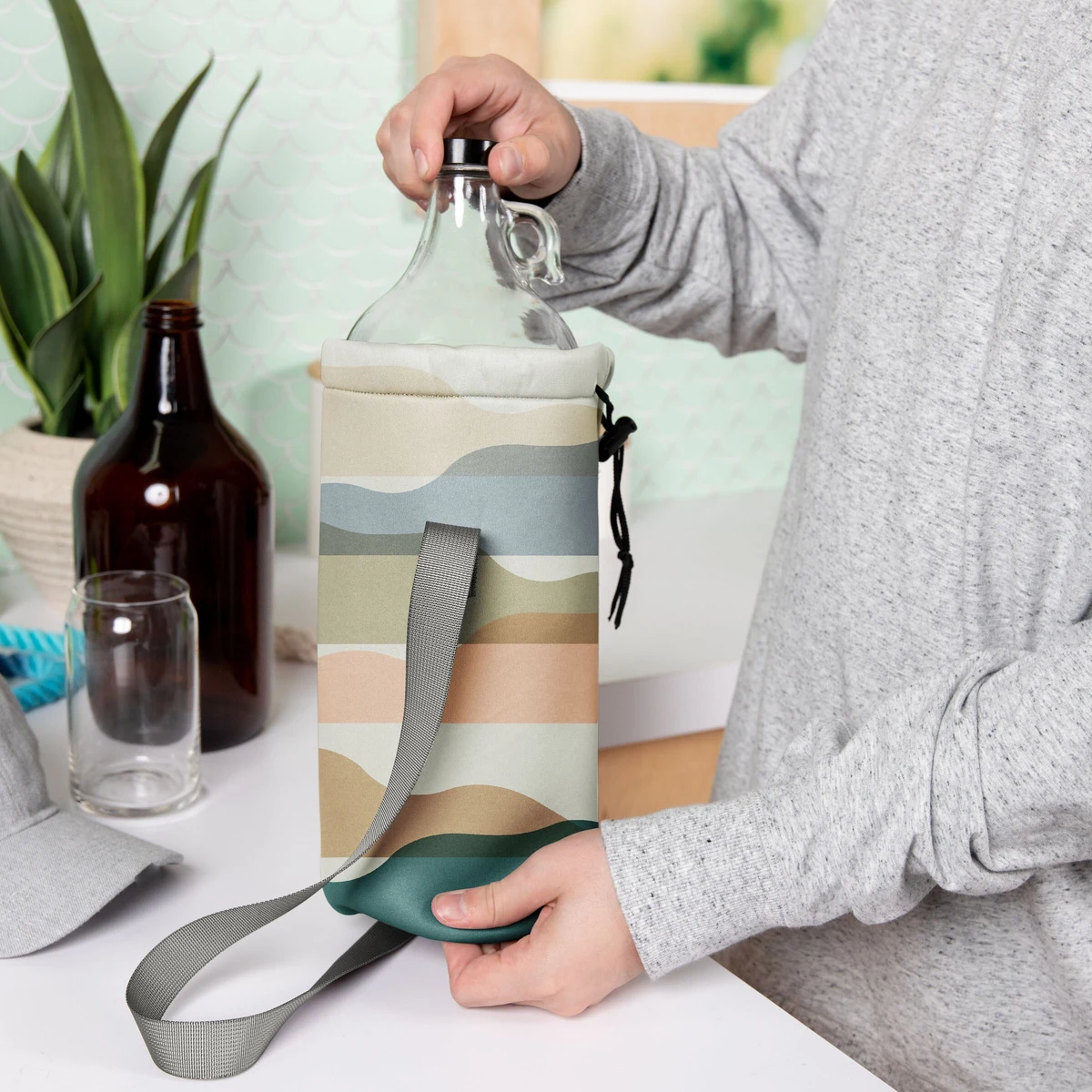 GROWLER COVER WITH DRAWSTRING -Oytex 1