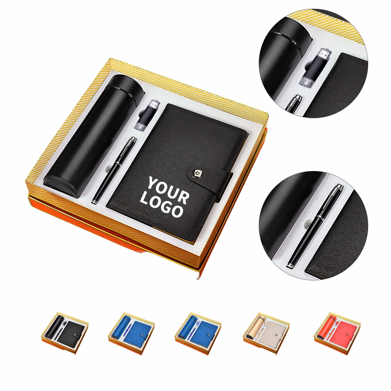 Executive Gift Set With Insulated Cup USB Pen And Notebook 7.7" x 13.4" x 3.3"