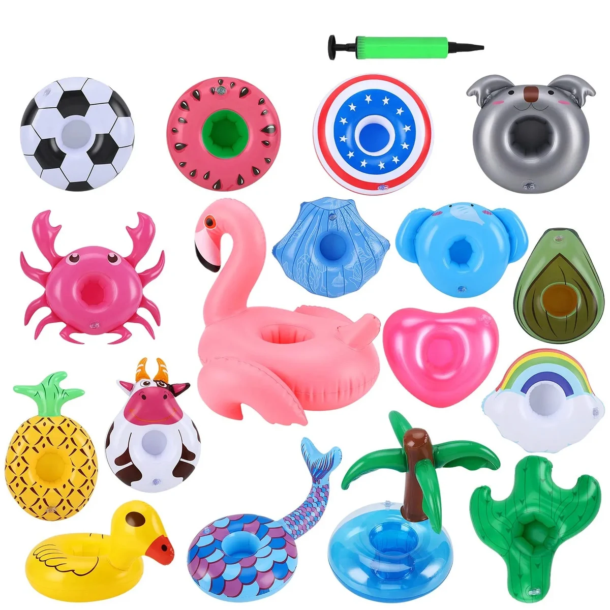 Inflatable Floating Drinking Holders 1