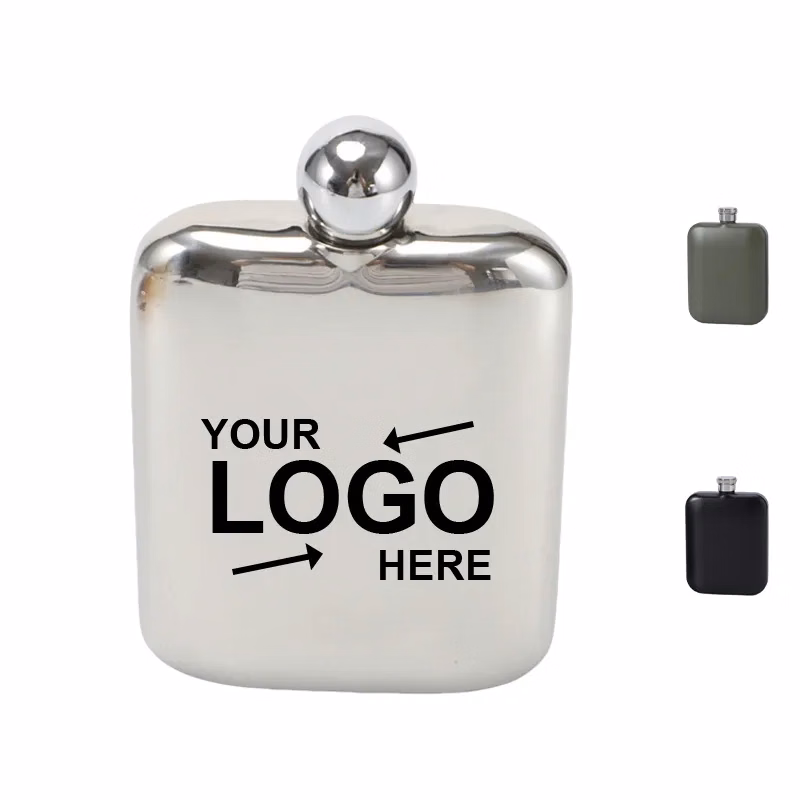 6Oz Stainless Steel Wine Flask