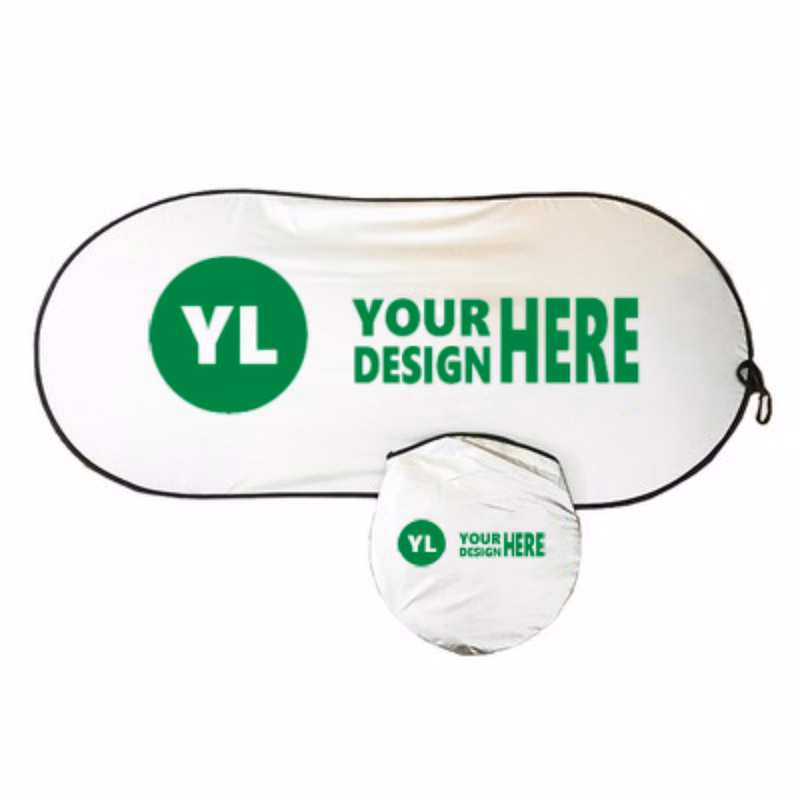 Foldable Single Panel Auto Sun Shade W/ Pouch 51" x 24"