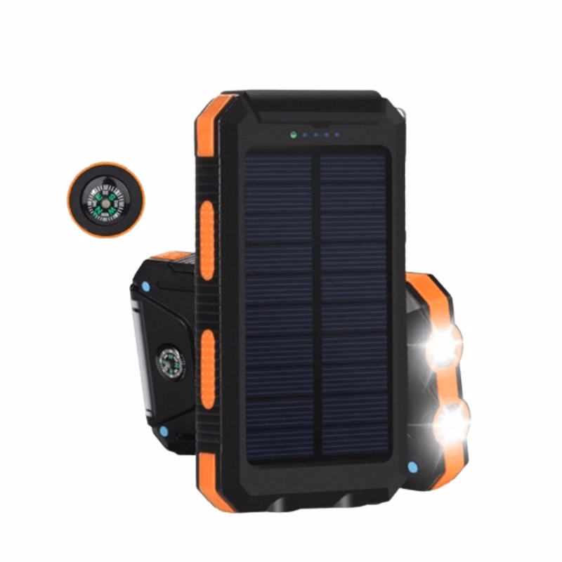 Solar Power Bank with LED-10000 mAh