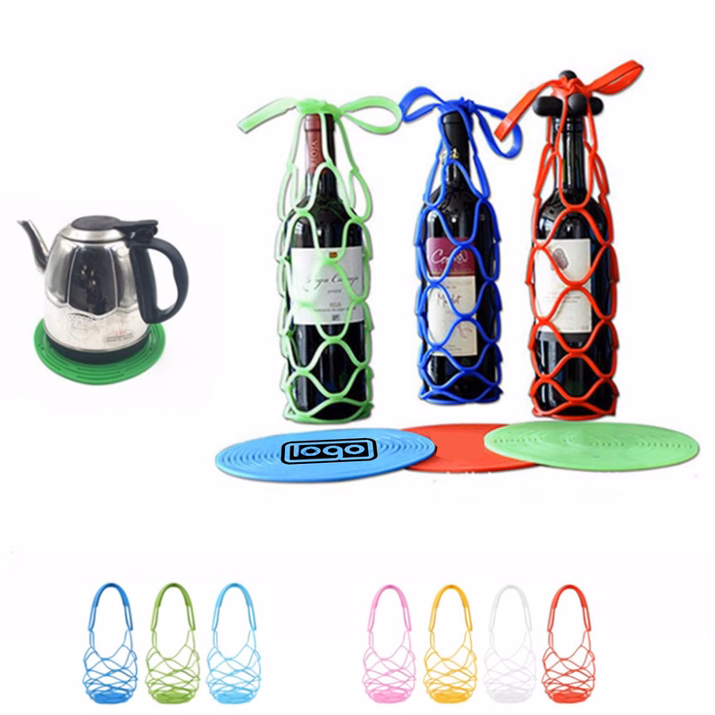 Silicone Wine Bottle Tote Bags