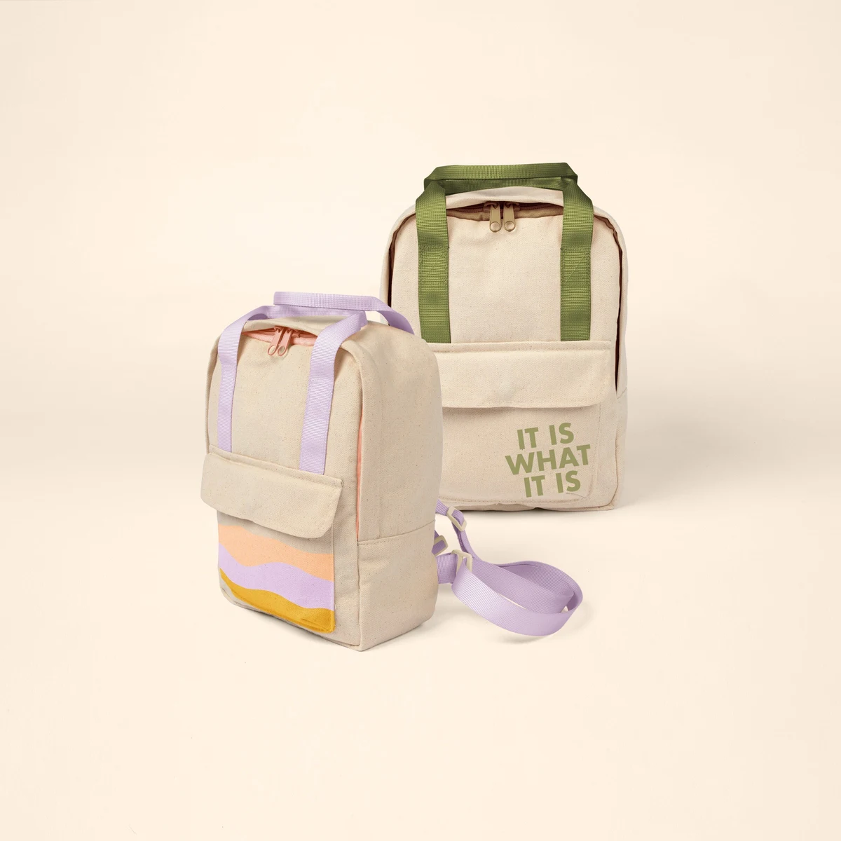 MINI EVERYDAY BACKPACK - NATURAL CANVAS 1