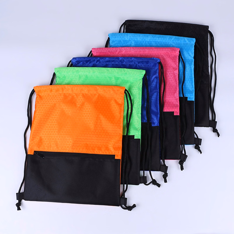 Sport Polyester Drawstring Backpack