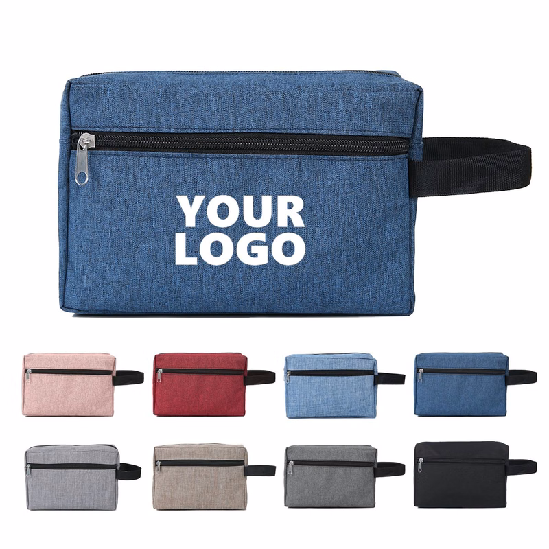 Waterproof Oxford Travel Toiletry Bag With Handle