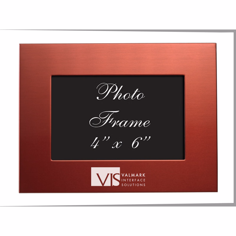 Brushed Aluminum 4 x 6 Picture Frame