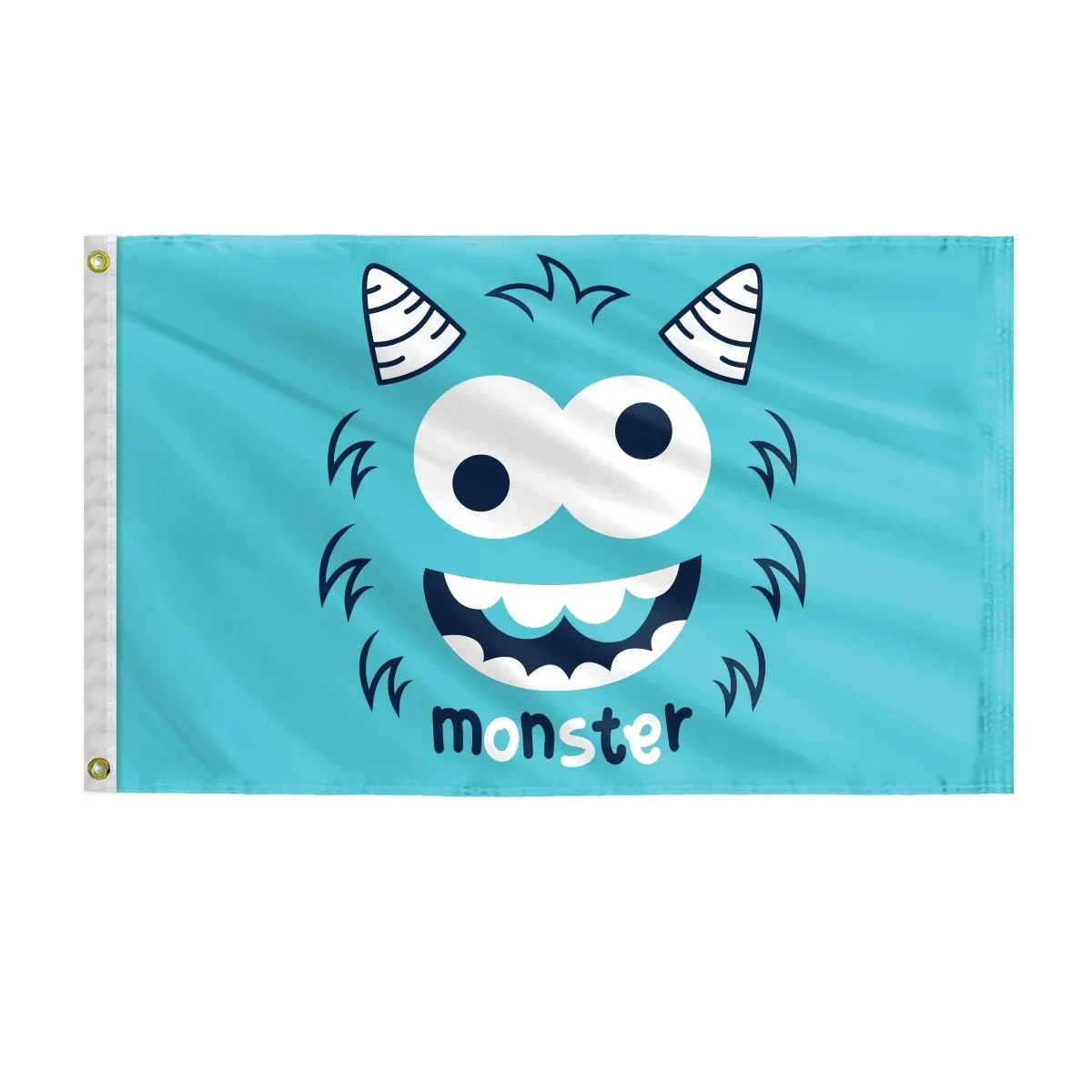 Custom Screen Sublimation Flag - 2.5' x 4' Nylon 1