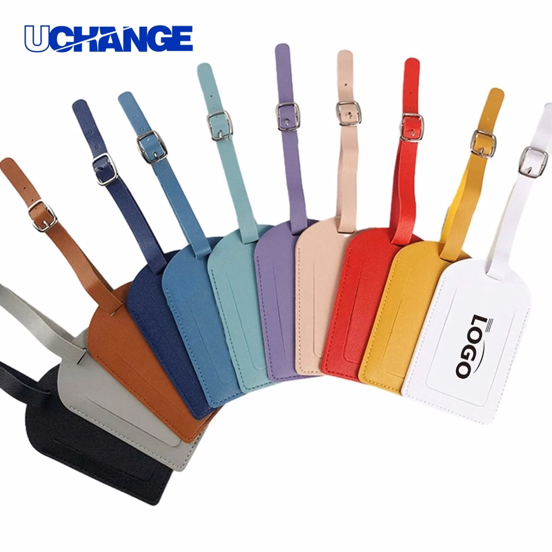PU Leather Flap Luggage Tag