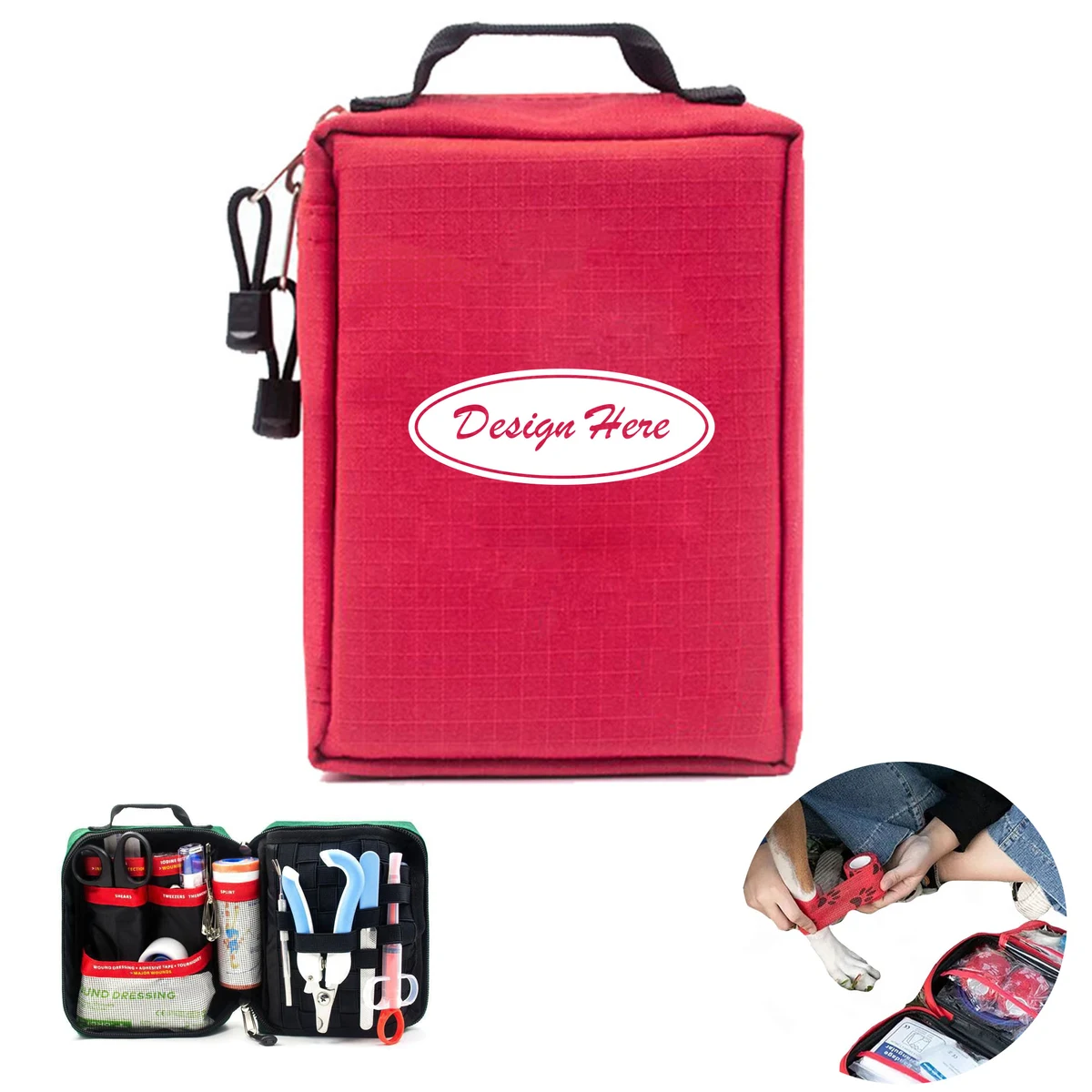 Pet First Aid Kit for Cats & Dogs Travel Emergency Care 1