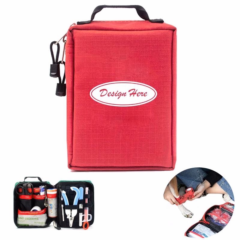 Pet First Aid Kit for Cats & Dogs Travel Emergency Care