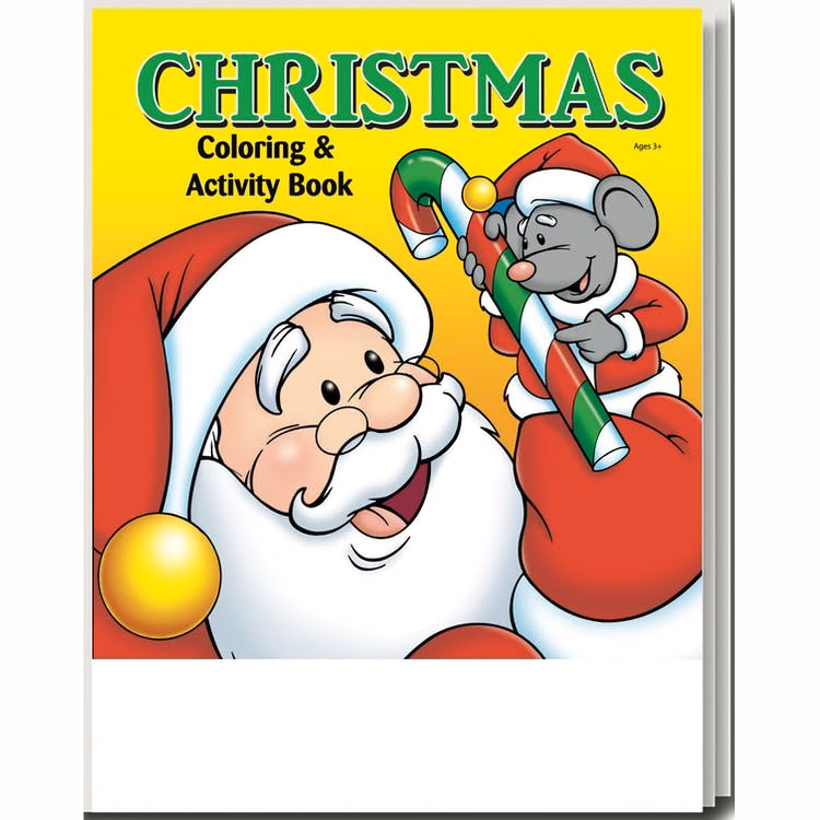 Christmas Coloring & Activity Books - 16 Pages Ages 3-11