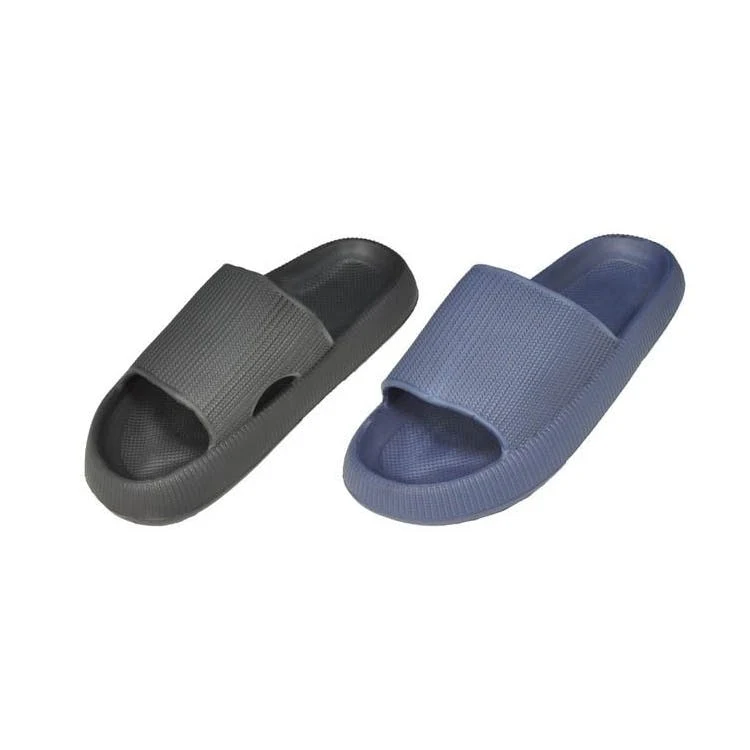 Men's Comfort Slides - Size S-XL Black & Navy 1