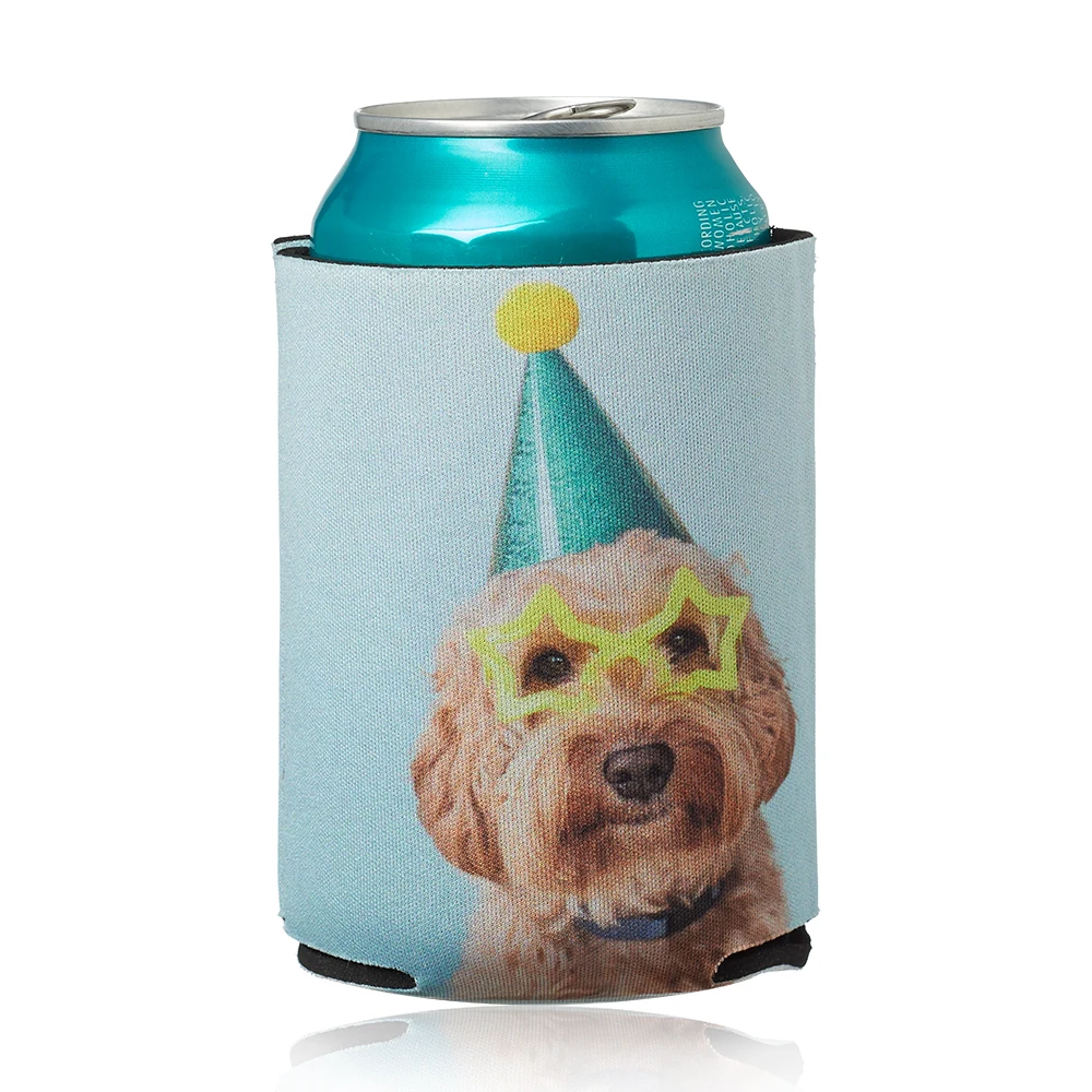 Full Color Collapsible Neoprene Can Cooler Holder 1