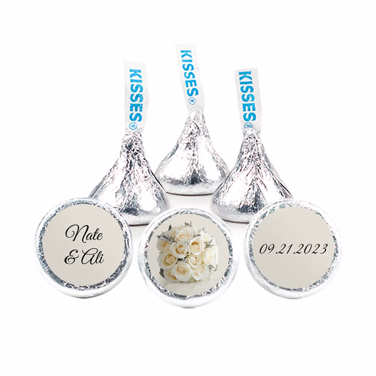 Wedding Bouquet Design - Hershey's Kisses w/ Full Color Label
