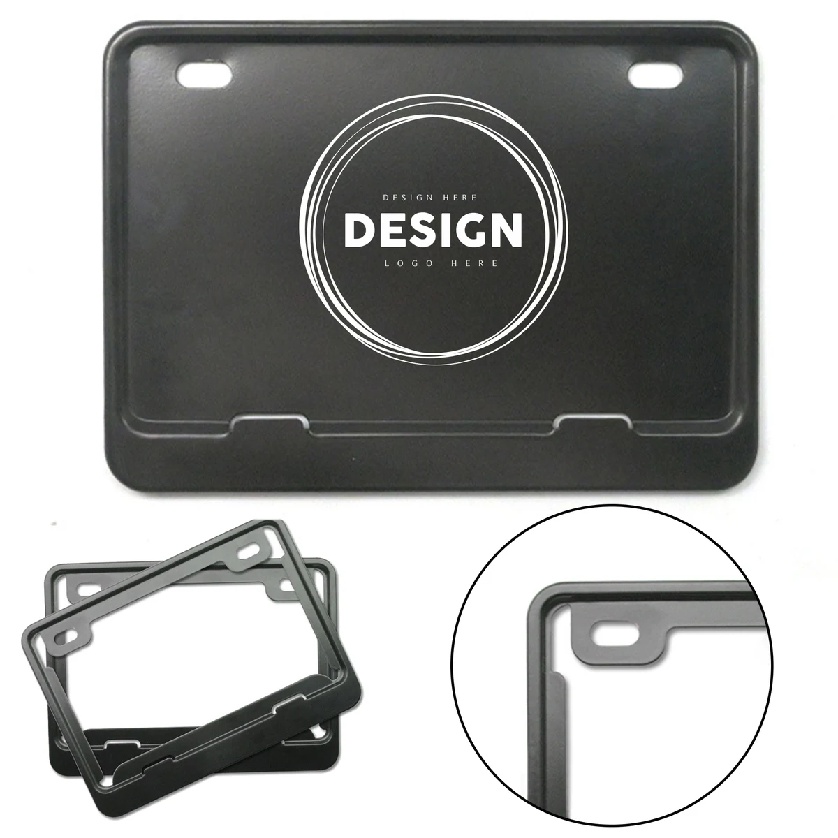Personality Car Motorcycle License Plate Frame 1