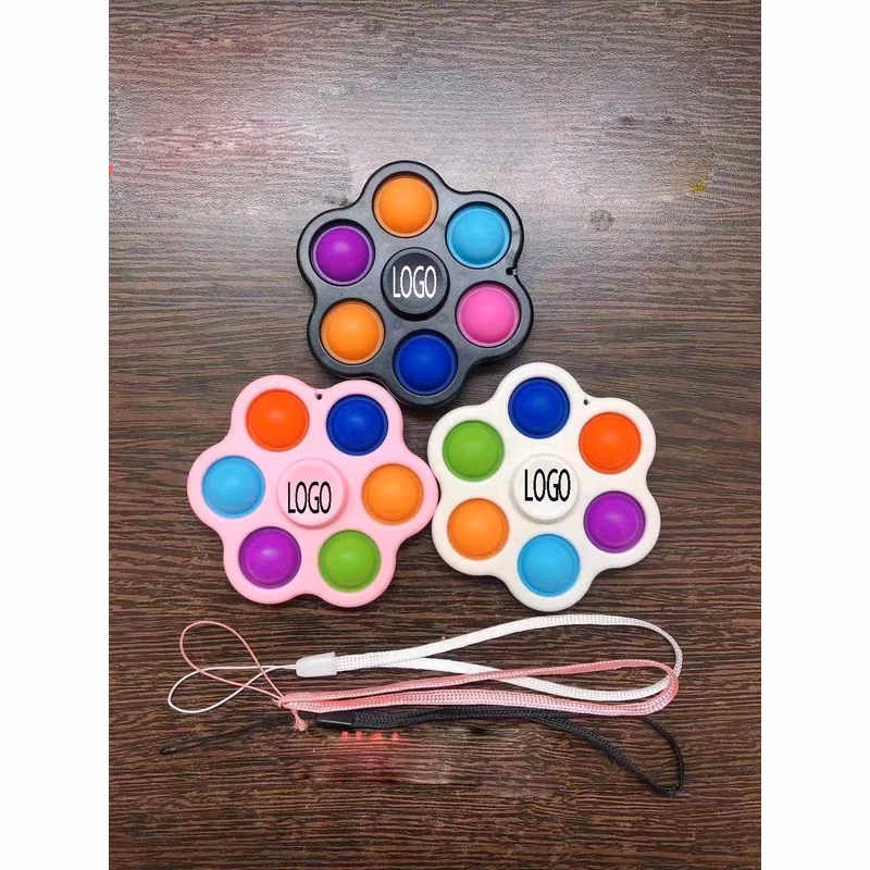 Push Pop Fidget Sensory Toys for Kids Students Family Stress Relief--Six Bubbles