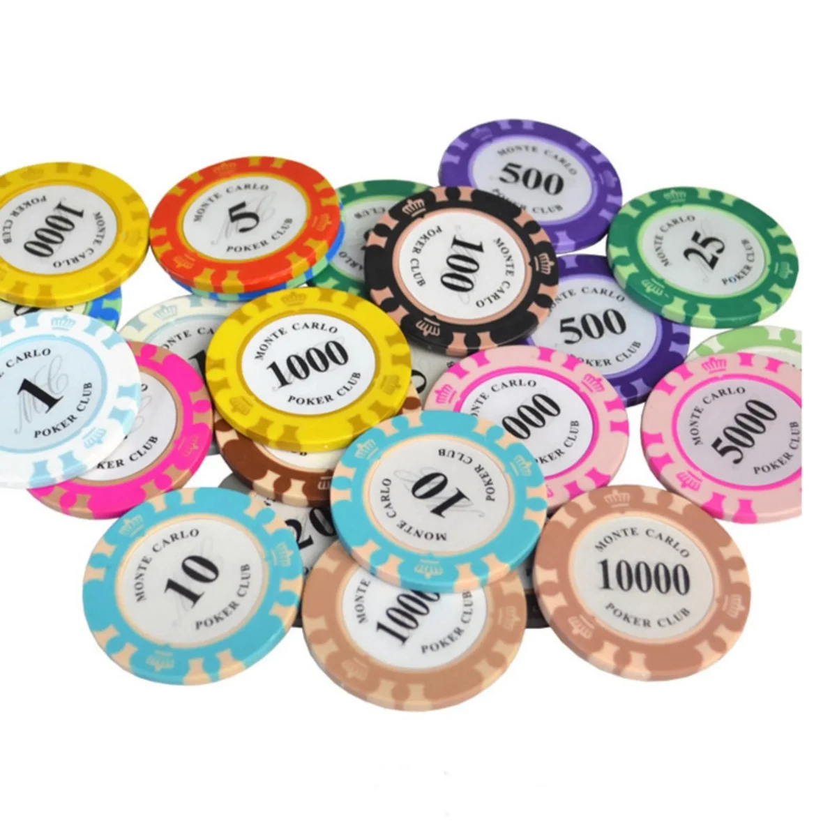 Stripe Poker Chips 1