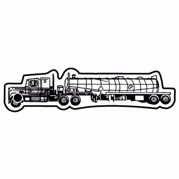 Flatbed Truck 2 Key Tag - Spot Color
