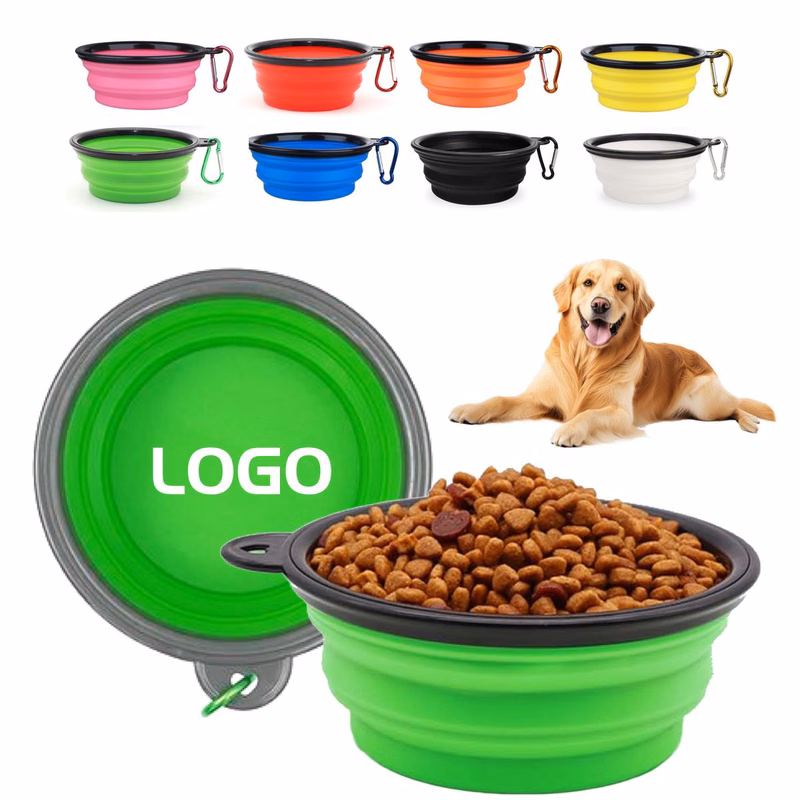 12oz Portable Silicone-Like TPE Collapsible Dog Bowl