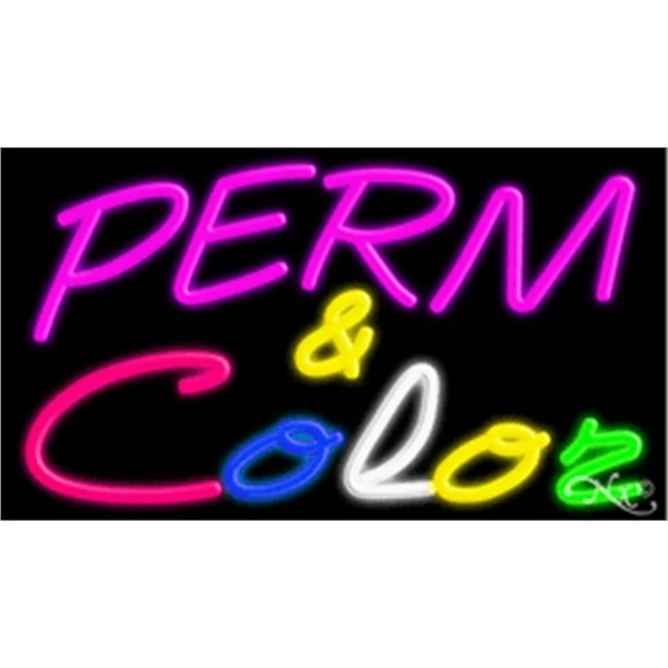 Perm & Color Neon Sign 1