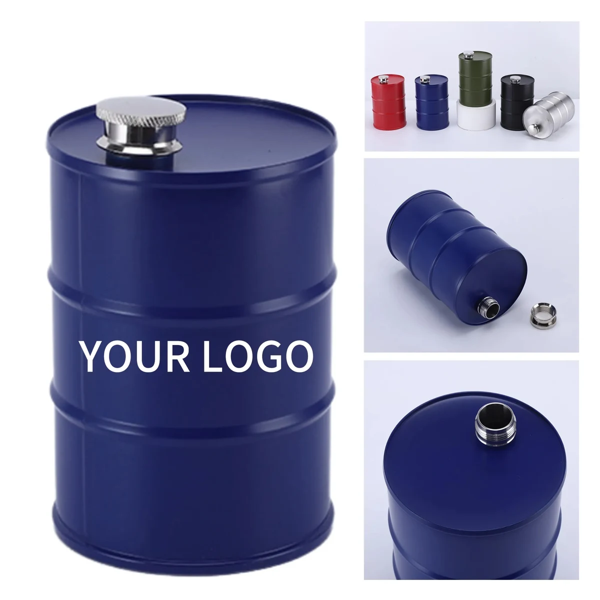 Mini Oil Drum Flask 1