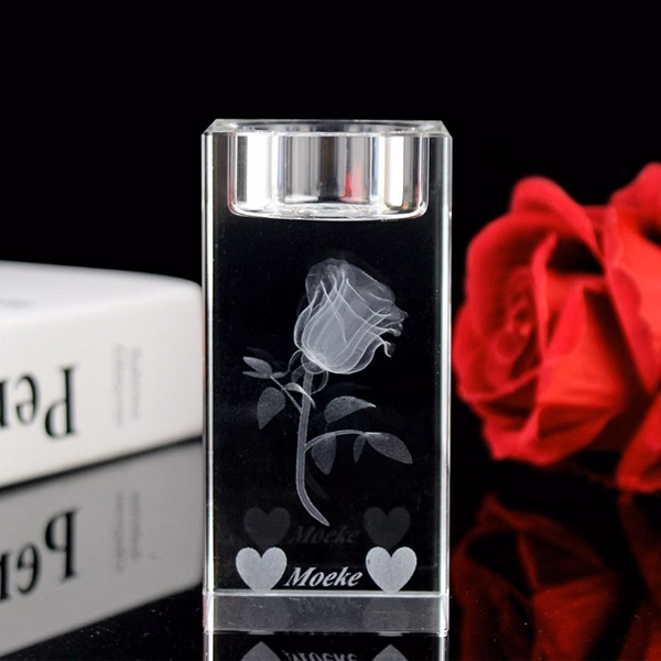 Customized Crystal Tea Light Candle Holders