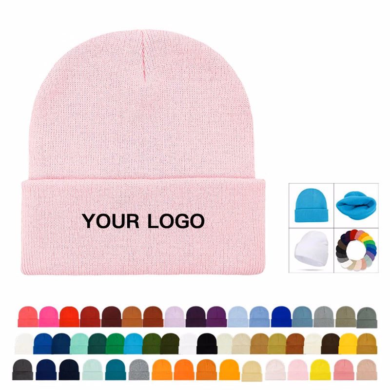 Stretchy Knit Beanie Hat for Daily Use