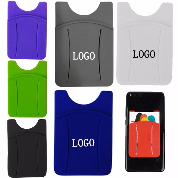 Silicone Phone Pockets with Finger Strap