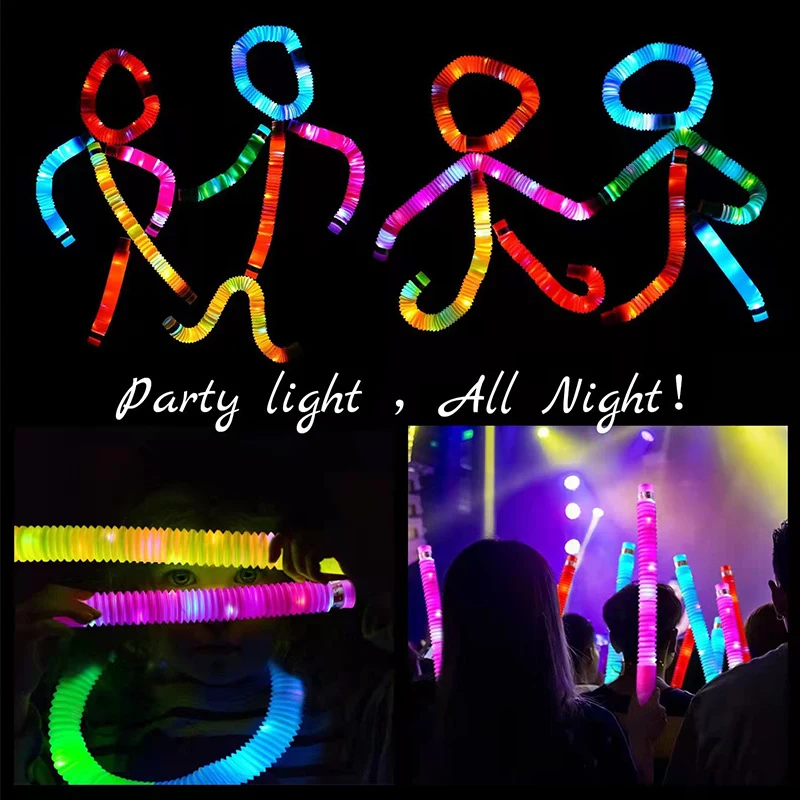 Pop Tube Sensory Toys With Light 1