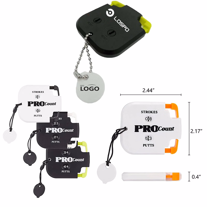 Golf Stroke Score Counter MOQ 50PCS