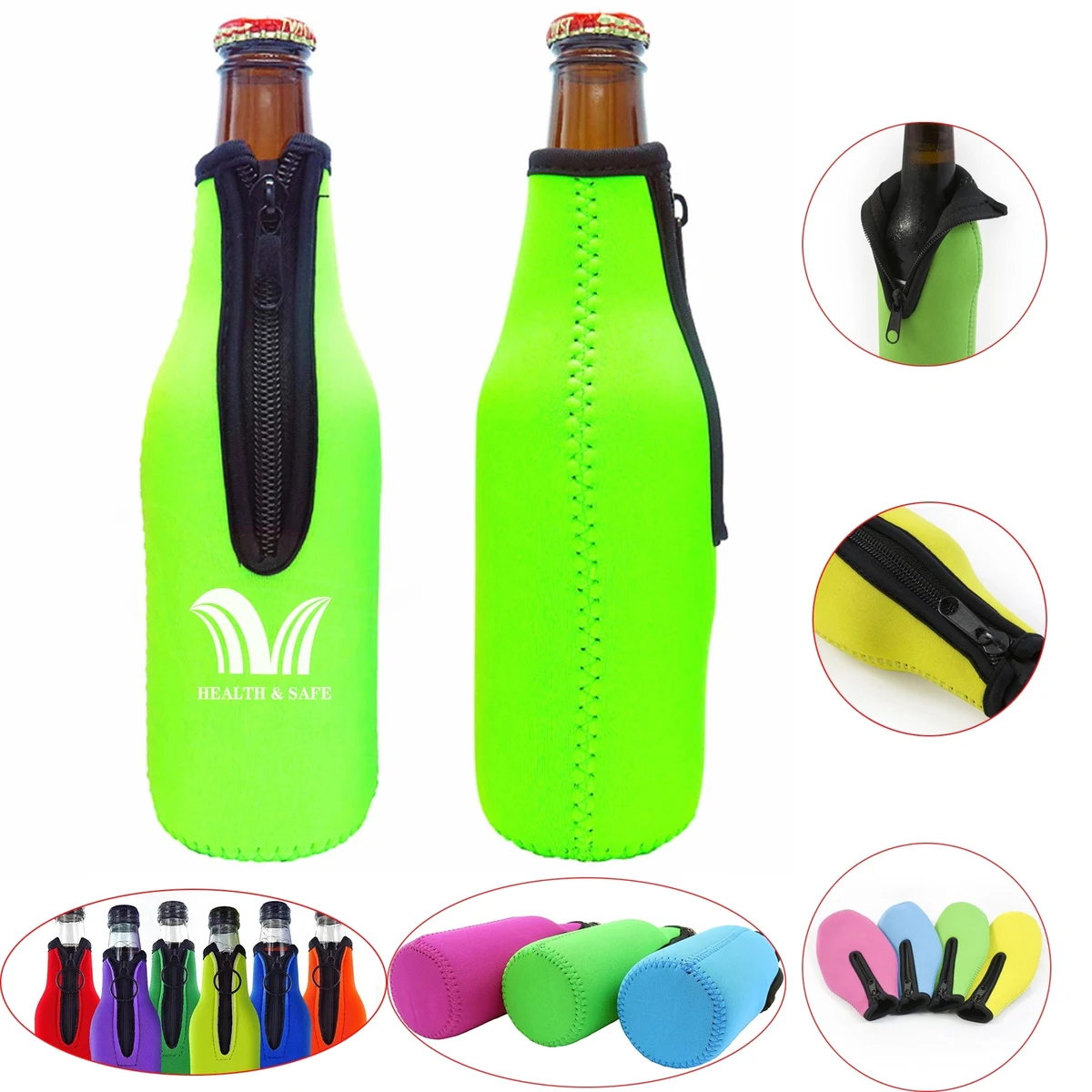 Neoprene Beer Bottle Insulator Sleeve 1