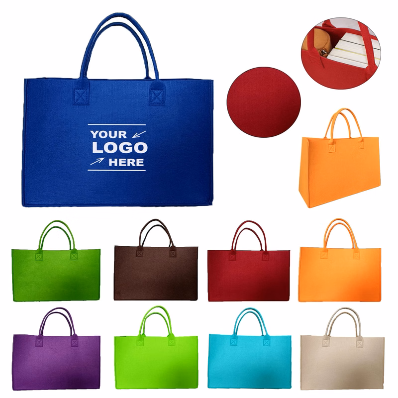 Large Felt Tote Bag