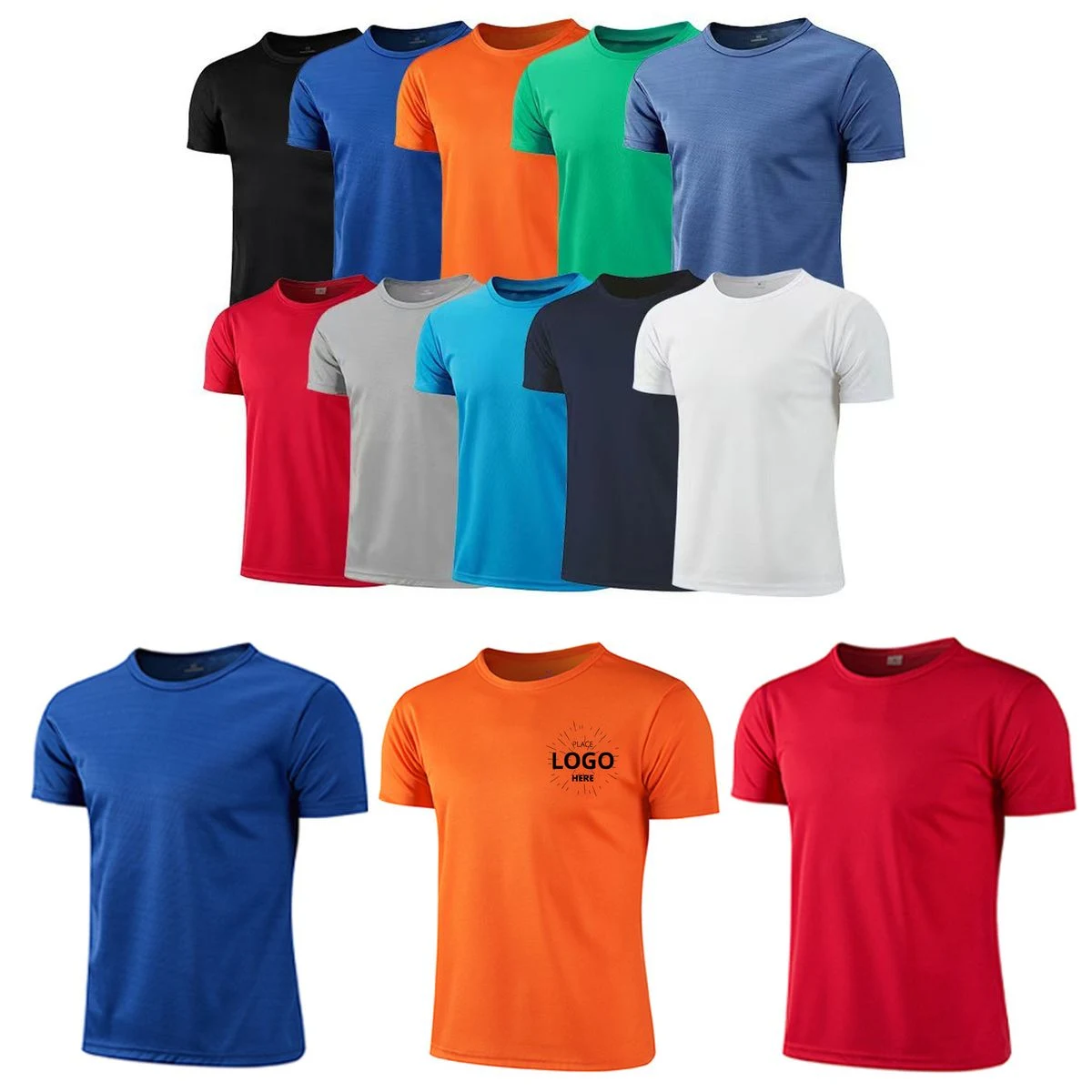Custom Polyester Unisex T-shirt 1