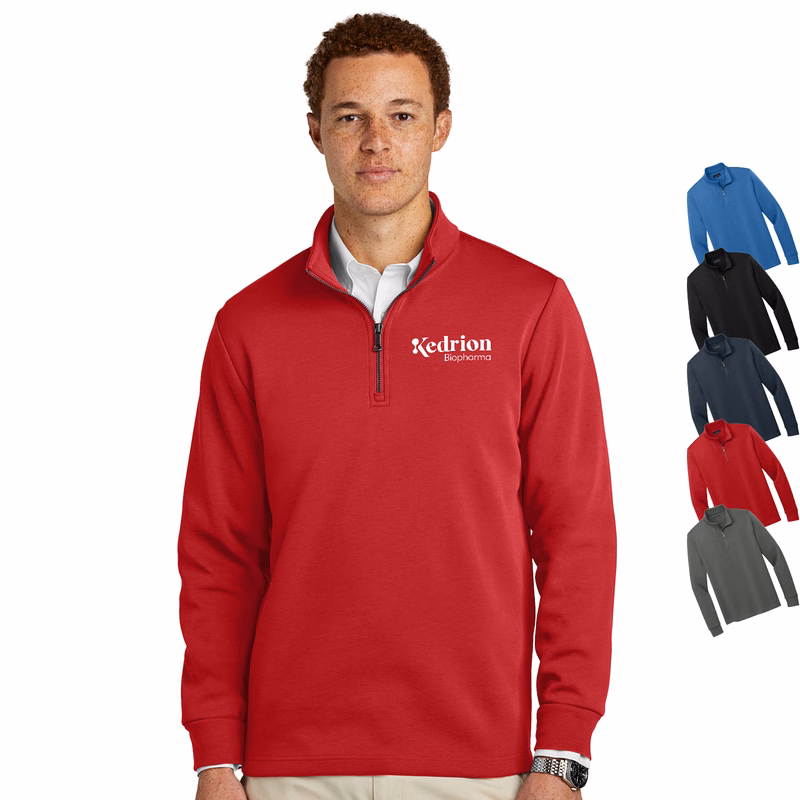 Brooks Brothers® Men's Double-Knit 1/4-Zip Pullover