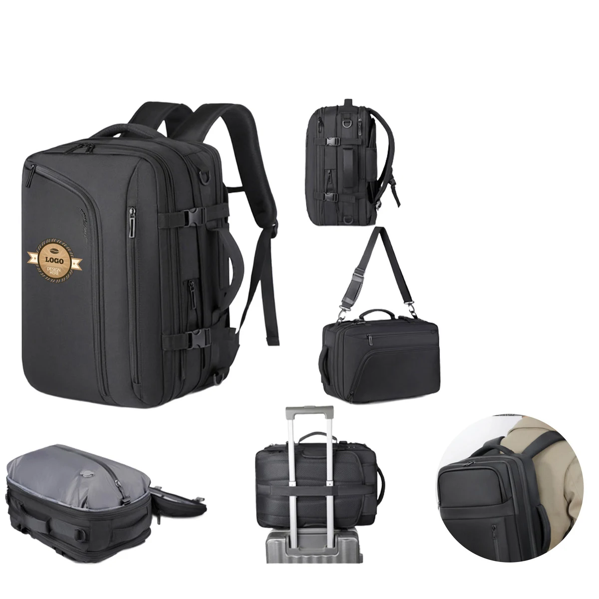 MOQ 30 Customizable Vacuum Shockproof Backpack for Laptops 1
