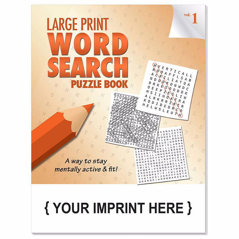 PUZZLE BOOK - LARGE PRINT Word Search Puzzle Book - Volume 1