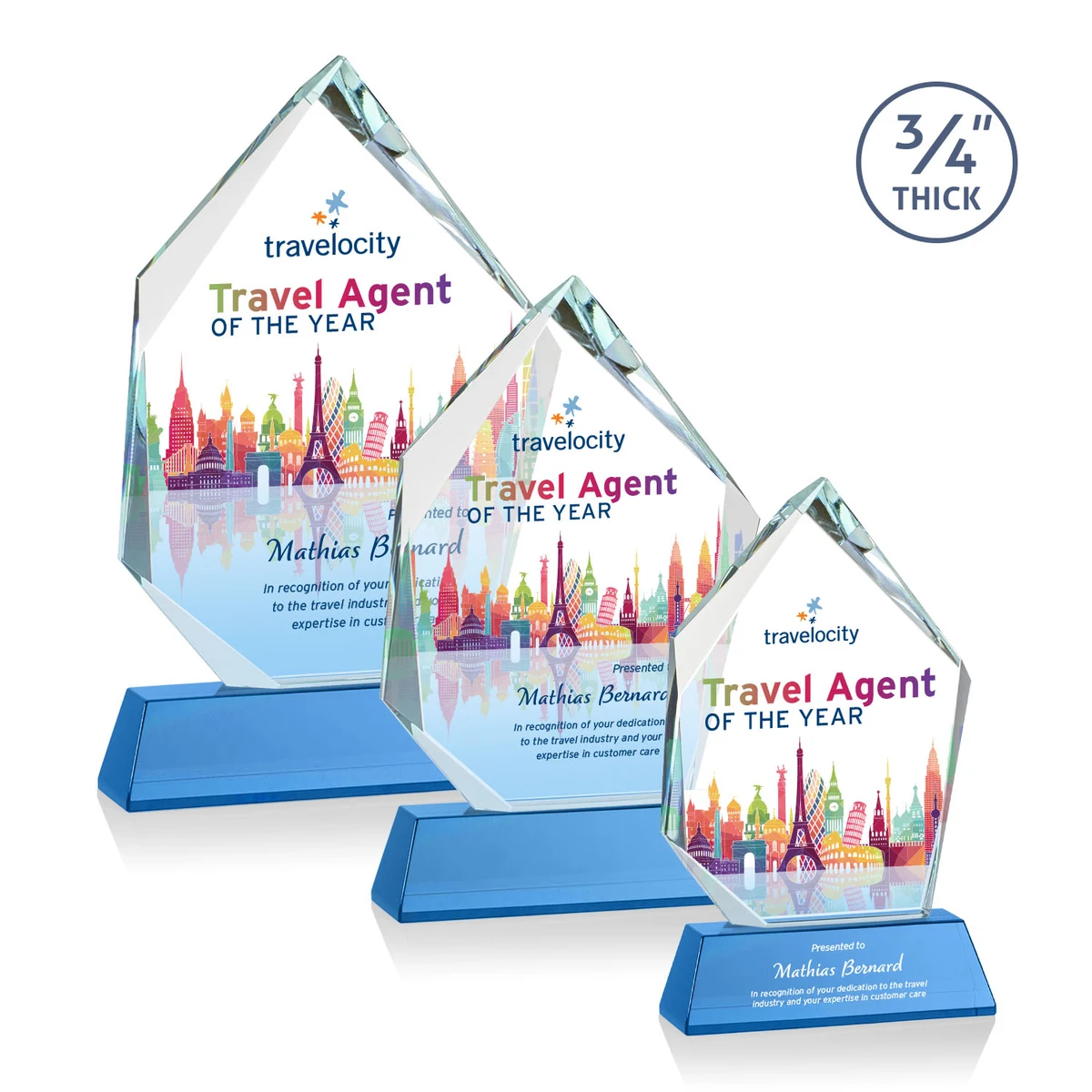 Deerhurst Ice Peak VividPrint™ Award on Newhaven - Sky Blue 1
