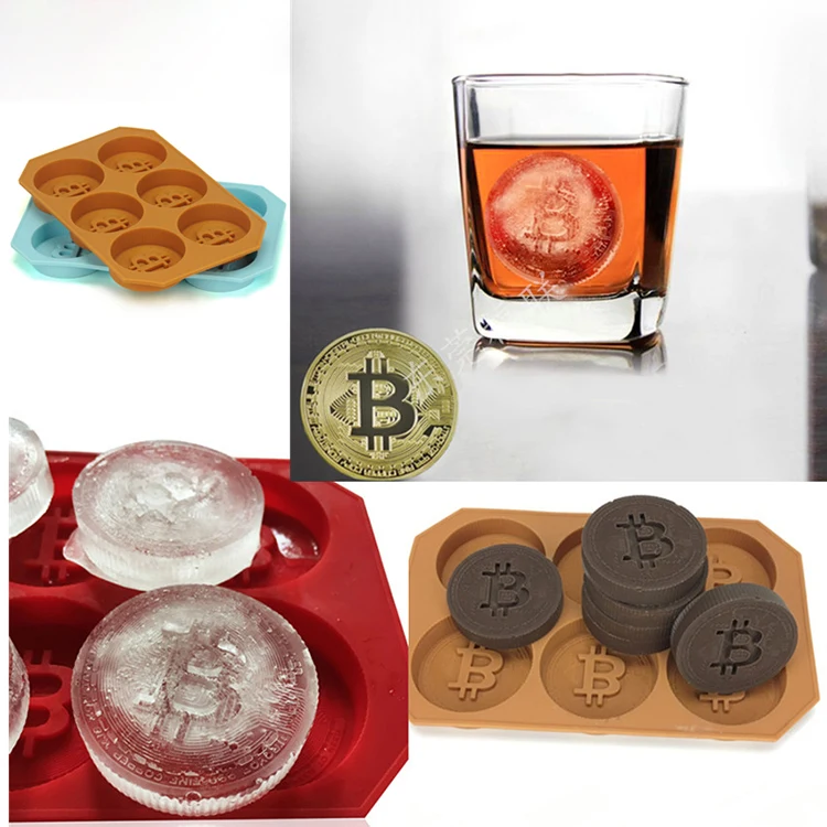 Novel Bitcoin Silicone Ice Tray 1