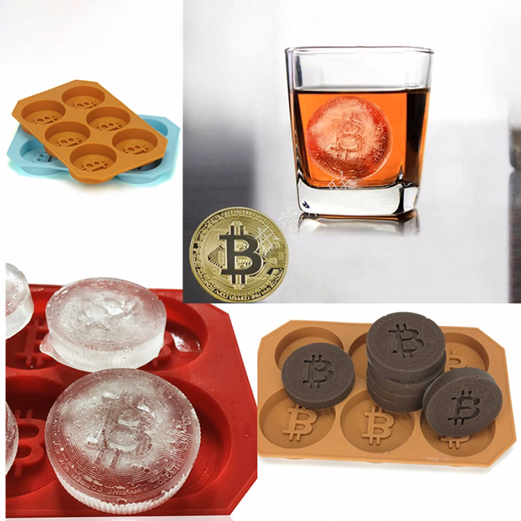 Novel Bitcoin Silicone Ice Tray